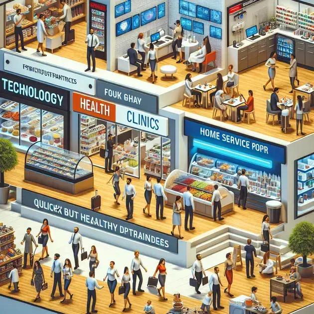 setores promissores para investir em franquias em 2025